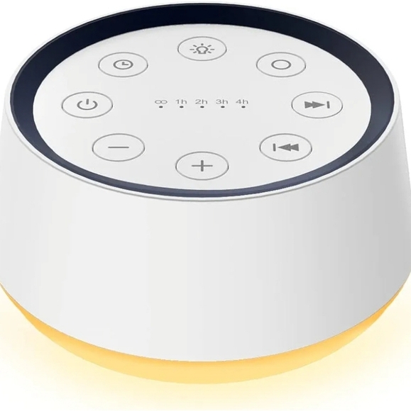 🏆HP Pick! NWT! Olight White brown Noise sleep machine night light sounds - Picture 1 of 5